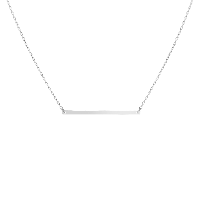 AURATE NEW YORK AURATE NEW YORK GOLD BAR NECKLACE