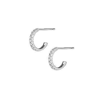 AURATE NEW YORK AURATE NEW YORK DIAMOND HUGGIE EARRINGS