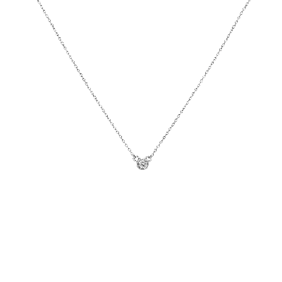 AURATE NEW YORK AURATE NEW YORK MINI DIAMOND BEZEL NECKLACE