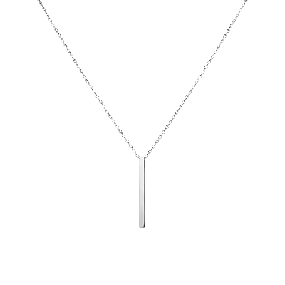 AURATE NEW YORK AURATE NEW YORK SHORT GOLD BAR DROP NECKLACE