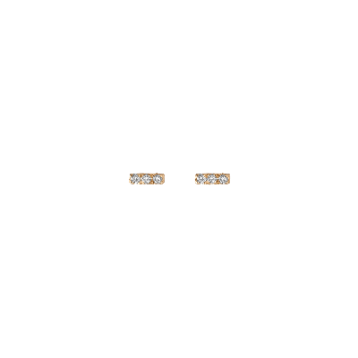 AURATE NEW YORK AURATE NEW YORK MINI DIAMOND BAR EARRING