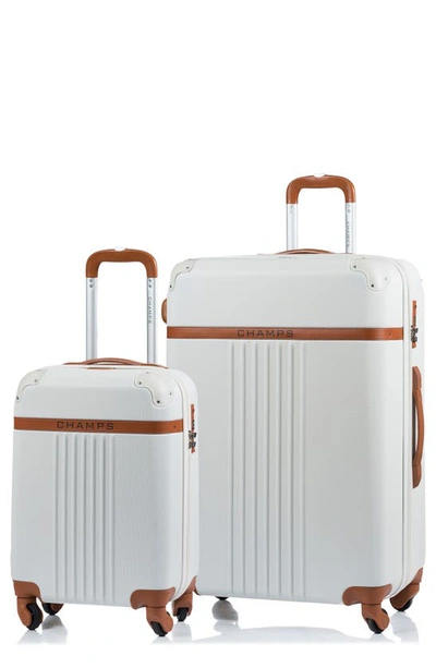 CHAMPS CHAMPS VINTAGE 2-PIECE LUGGAGE SET
