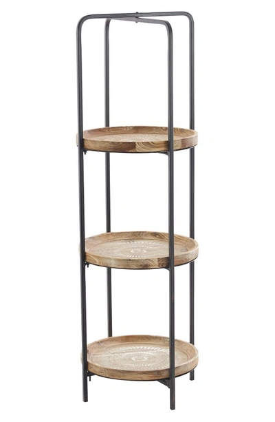 SONOMA SAGE HOME SONOMA SAGE HOME BROWN WOOD TRADITIONAL SHELVING UNIT