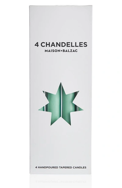 MAISON BALZAC SET OF 4 TAPERED CANDLES