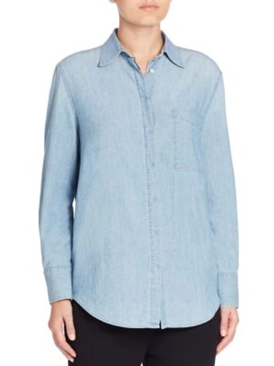 VINCE Oversized Chambray Shirt