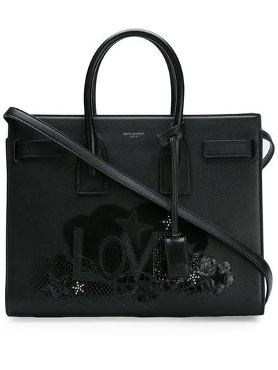 SAINT LAURENT SMALL SAC DE JOUR LOVE TOTE