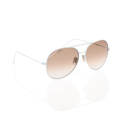 CARMEN SOL WHITE AVIATOR SUNGLASSES