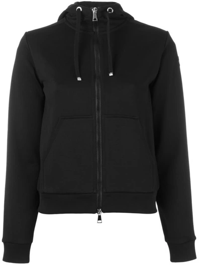 MONCLER MONCLER ZIPPED HOODIE - BLACK