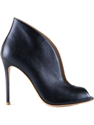 GIANVITO ROSSI Cut-Out Booties