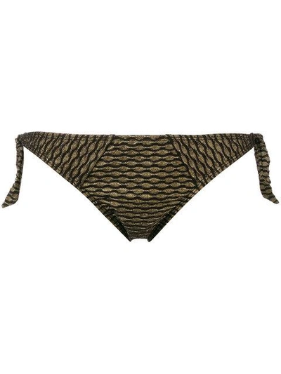 MARLIES DEKKERS MARLIES DEKKERS HOLI VINTAGE TIE AND BOW BRIEFS - BLACK