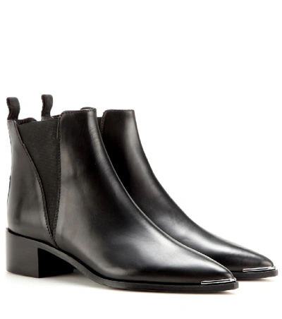 ACNE STUDIOS JENSEN LEATHER ANKLE BOOTS