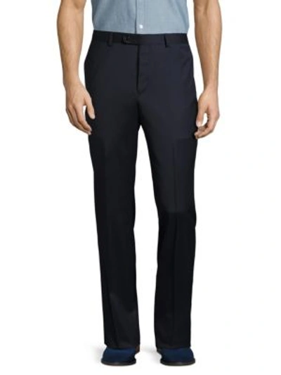 CALVIN KLEIN Solid Woolen Pants