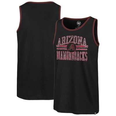 47 BRAND '47 BLACK ARIZONA DIAMONDBACKS WINGER FRANKLIN TANK TOP