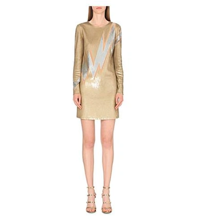 PUCCI Zig-Zag Sequinned Dress