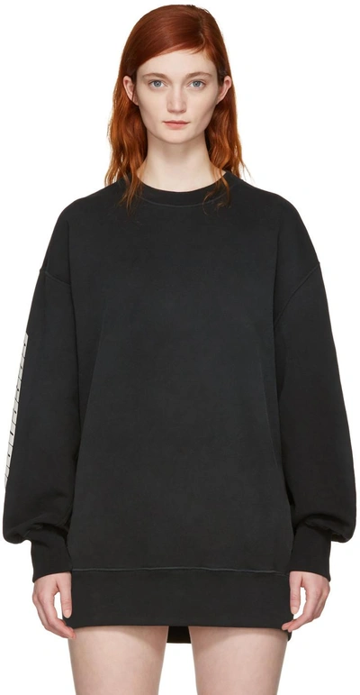 YEEZY Black 'Calabasas' Boxy Crewneck Sweatshirt