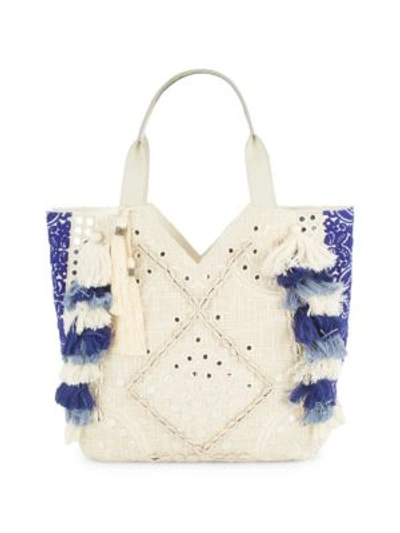 SAM EDELMAN Kendall Cotton-Blend Satchel Bag