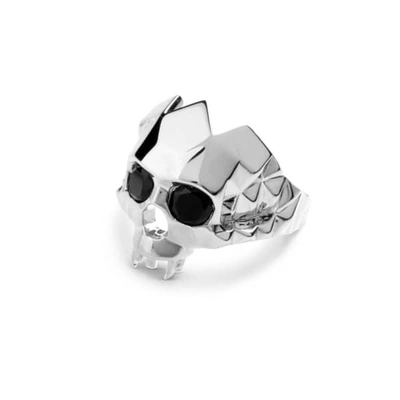 GUCCI MEN'S VAMPIRE SKULL RING SILVER