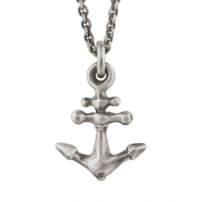 GUCCI MEN'S ANCHOR PENDANT IN STERLING SILVER