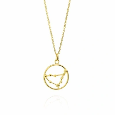 YASMIN EVERLEY JEWELLERY WOMEN'S CAPRICORN ASTROLOGY NECKLACE IN 9CT GOLD