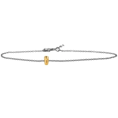 GUCCI WOMEN'S TINY VOODOO DAMBALLAH BRACELET GOLD & SILVER