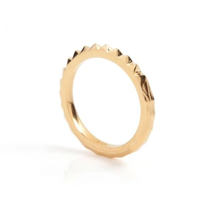GUCCI WOMEN'S CROCODILE RING GOLD