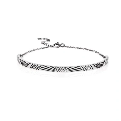 GUCCI WOMEN'S PERUVIAN BRACELET - SILVER