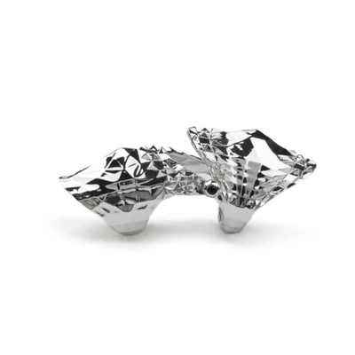 GUCCI WOMEN'S ARMOUR RING SILVER