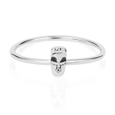 GUCCI WOMEN'S TINY VOODOO DAMBALLAH RING SILVER