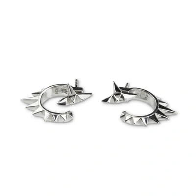 GUCCI WOMEN'S VORTEX SILVER EARRINGS