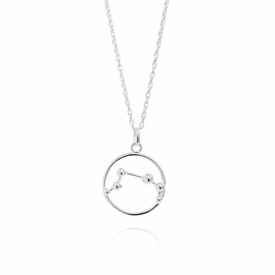 YASMIN EVERLEY JEWELLERY WOMEN'S SILVER ARIES ASTROLOGY NECKLACE