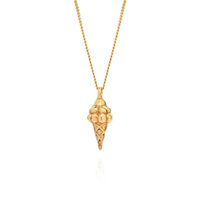 GUCCI WOMEN'S GOLD ICE CREAM NECKLACE