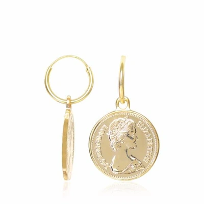 GUCCI WOMEN'S GOLD MINI COIN HUGGIES