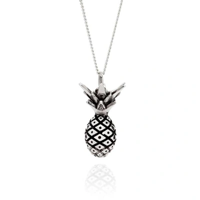 GUCCI WOMEN'S PINEAPPLE NECKLACE SILVER