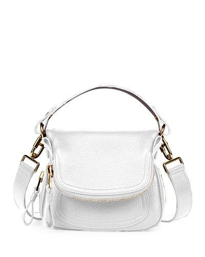 TOM FORD JENNIFER MINI GRAINED LEATHER SHOULDER BAG