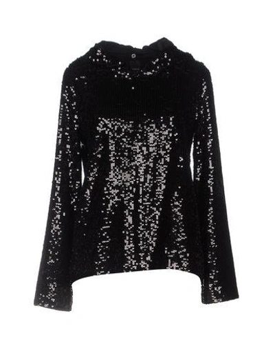 PINKO PINKO WOMAN BLOUSE BLACK SIZE 4 POLYESTER
