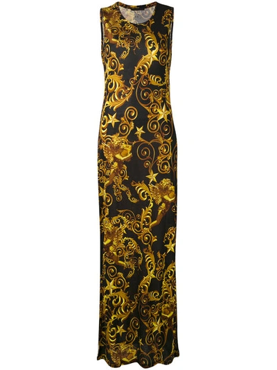 PHILIPP PLEIN PHILIPP PLEIN LANA LONG DRESS - BLACK