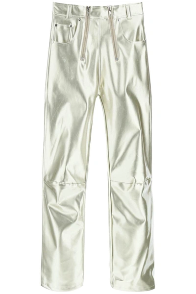 GMBH GMBH DOUBLE ZIP VINYL PANTS