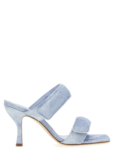 GIA BORGHINI PERNI 03 SANDALS LIGHT BLUE