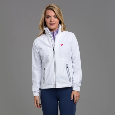 ZERO RESTRICTION SMU | HOODED OLIVIA JACKET | COLLEGIATE