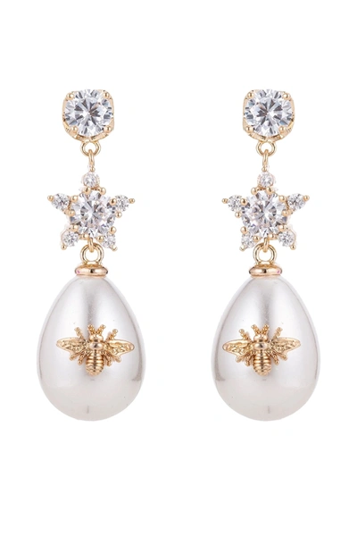 EYE CANDY LA ABEJA EARRINGS - GOLD