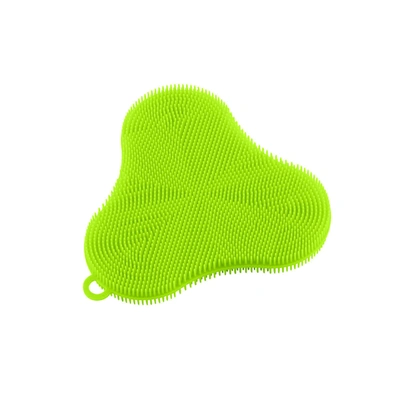 KUHN RIKON STAY CLEAN SILICONE SCRUBBER SPONGE, CLOVER