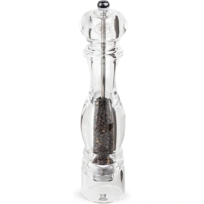 PEUGEOT NANCY PEPPER MILL ACRYLIC, 11.75-INCH, CLEAR