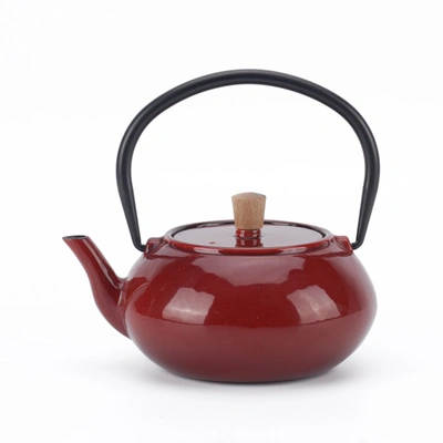 MINIMAL ENAMELED CAST IRON TEAPOT - CLASSIC