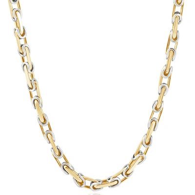 POMPEII3 MEN'S 14K GOLD (79GRAM) OR PLATINUM (148GRAM) 5.5MM LINK CHAIN NECKLACE 24"