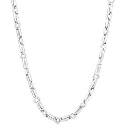 POMPEII3 MEN'S 14K GOLD (69GRAM) OR PLATINUM (129GRAM) 6.5MM LINK CHAIN NECKLACE 24"