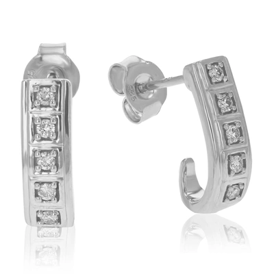 VIR JEWELS 1/5 CTTW ROUND LAB GROWN DIAMOND DANGLE EARRINGS FOR WOMEN IN .925 STERLING SILVER PRONG SETTING SIZ