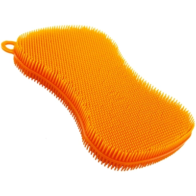 KUHN RIKON STAY CLEAN SCRUBBER SPONGE, RED