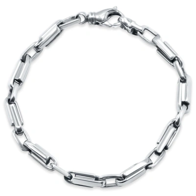 POMPEII3 MEN'S 14K GOLD (23GRAM) OR PLATINUM (37GRAM) 5MM LINK BRACELET 8.5"