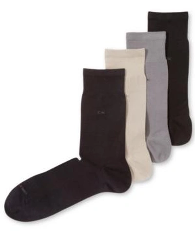 CALVIN KLEIN TECH COOL FLAT KNIT CREW DRESS SOCKS