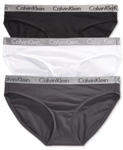 CALVIN KLEIN RADIANT COTTON BIKINI 3-PACK QD3589